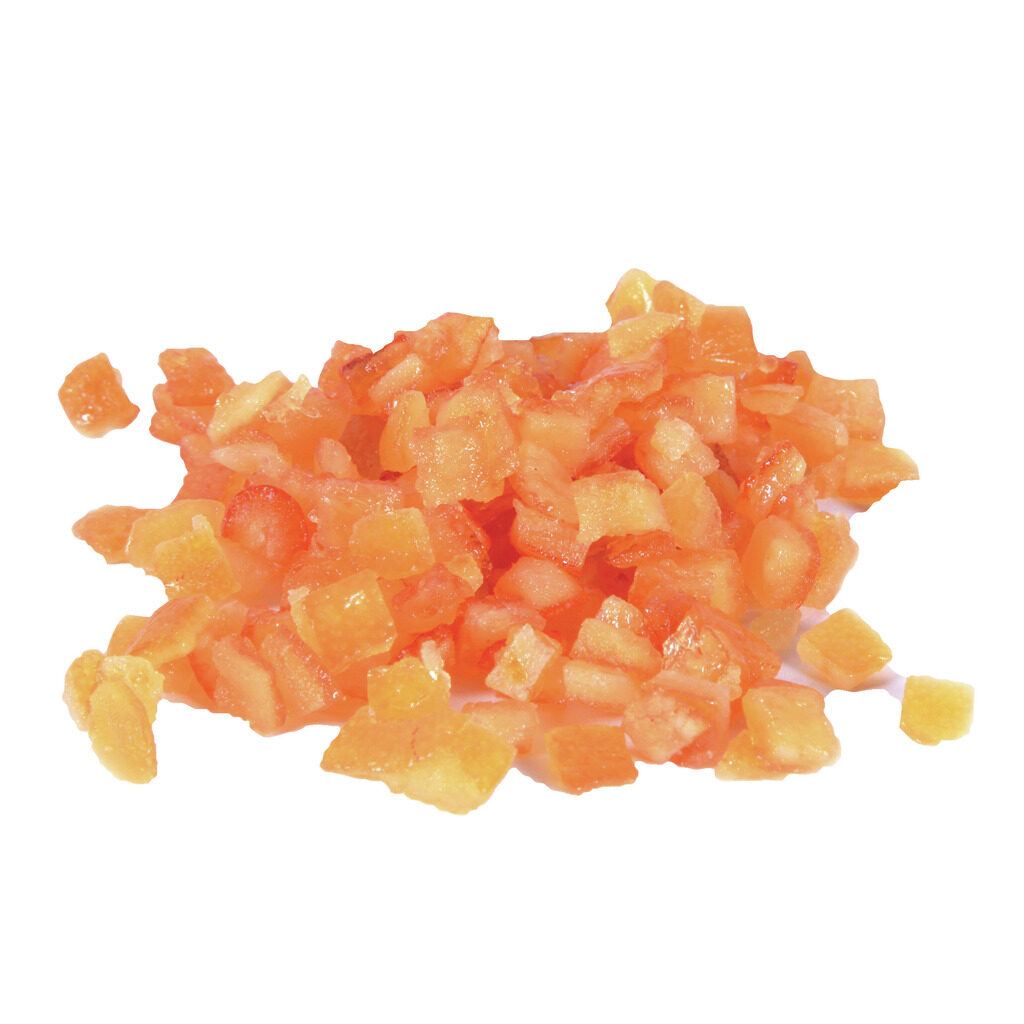 Cubes d'écorces d'oranges