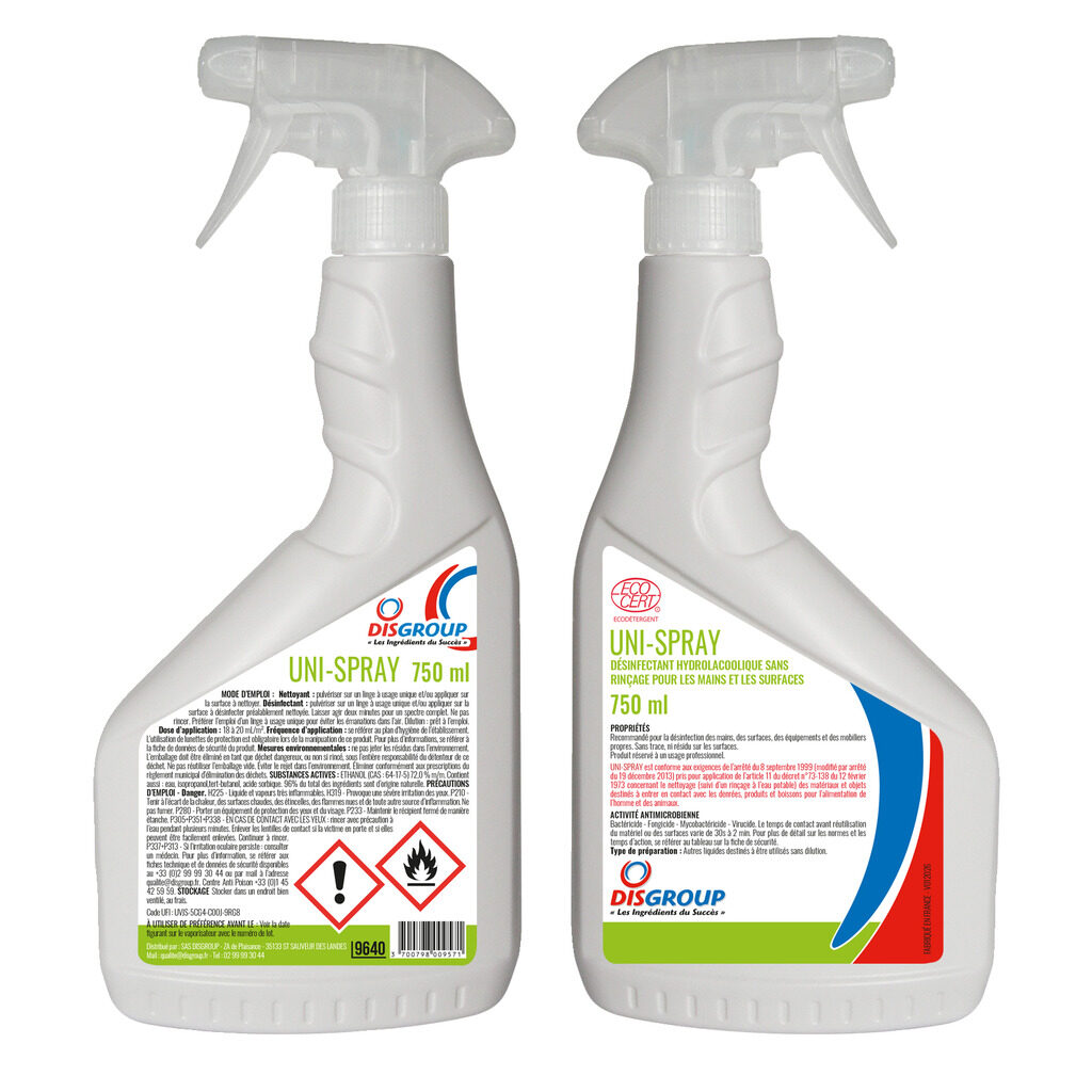 Désinfectant mains UNI-SPRAY DSR 70