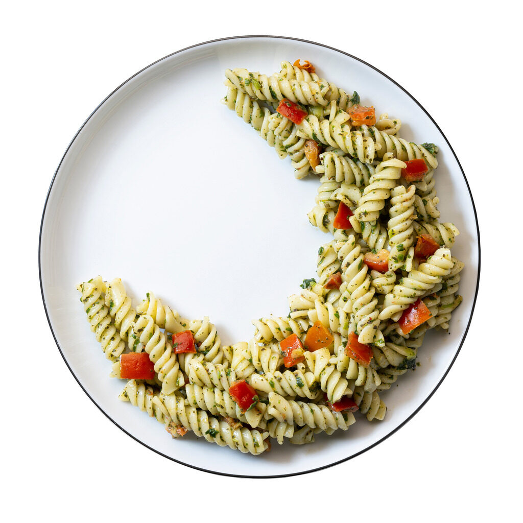 Salade de pâtes au pesto