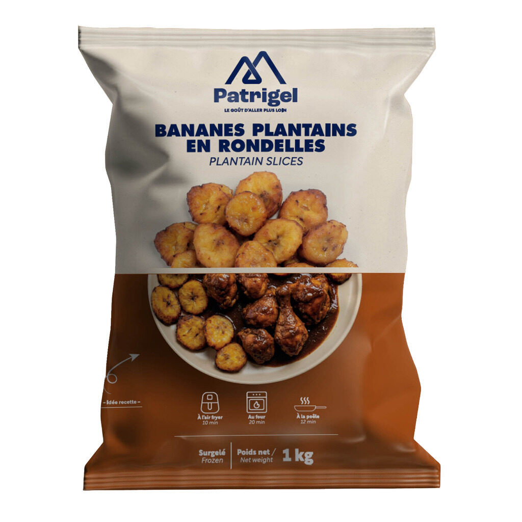 Bananes plantain rondelles