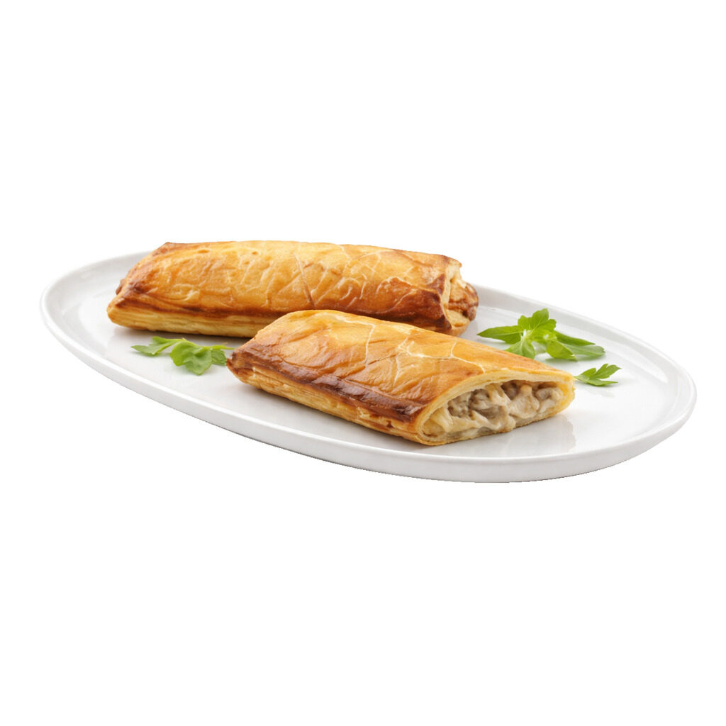 Feuilleté champignons emmental
