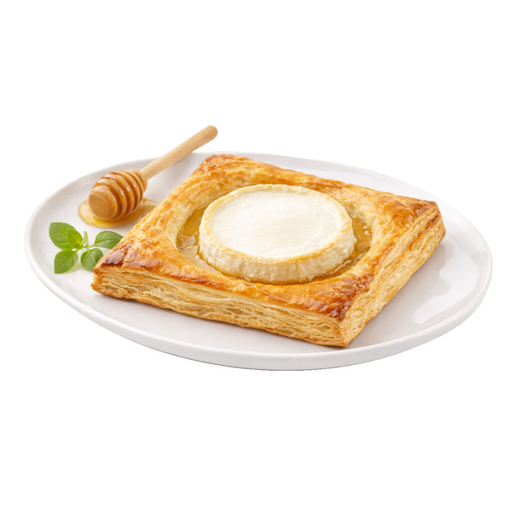 Tarte fine chèvre miel