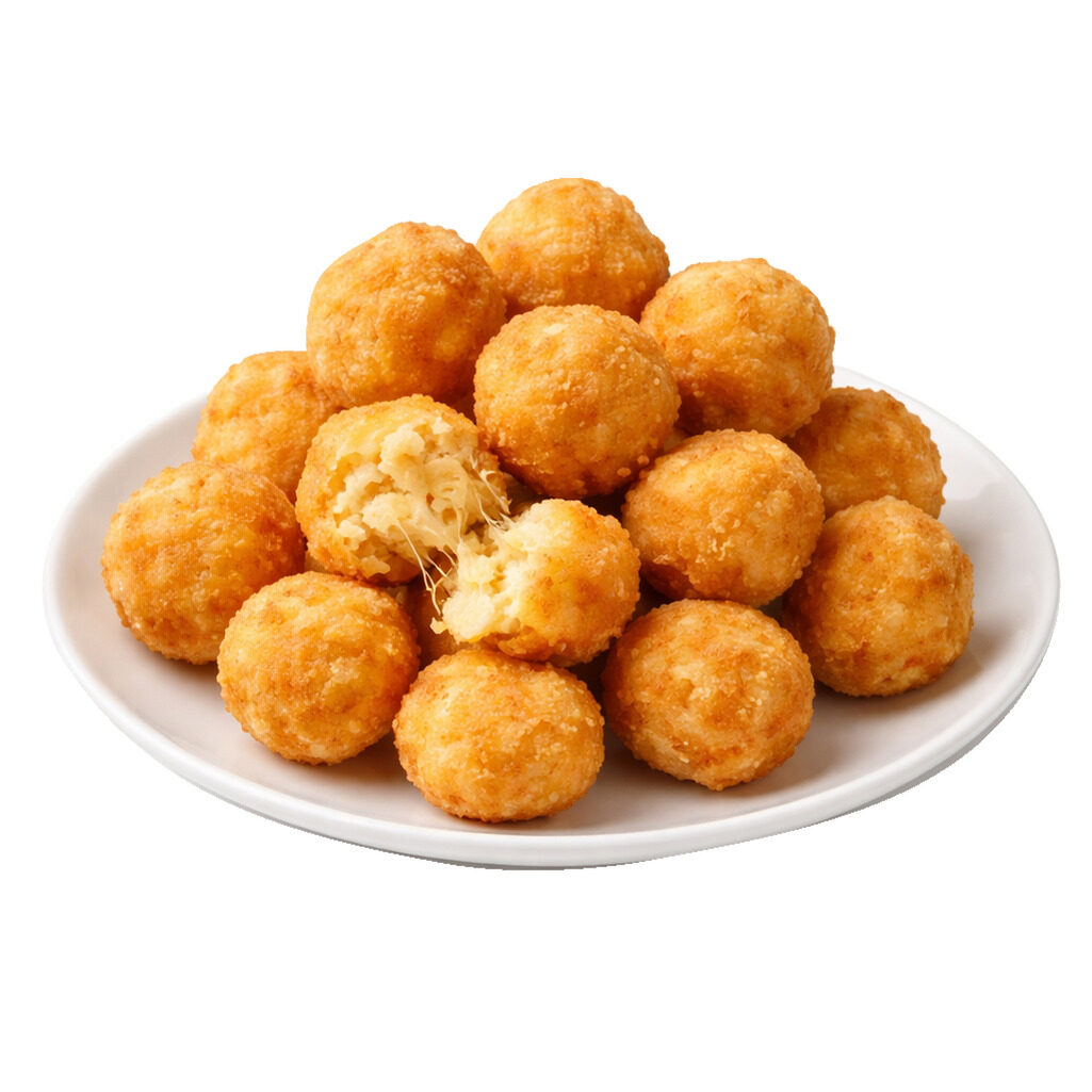 Boulettes panées Mac & Cheese