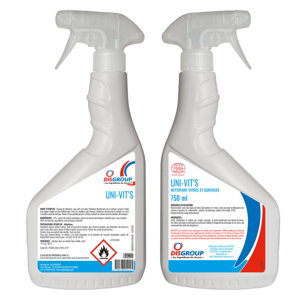 Nettoyant vitres UNI-VIT'S