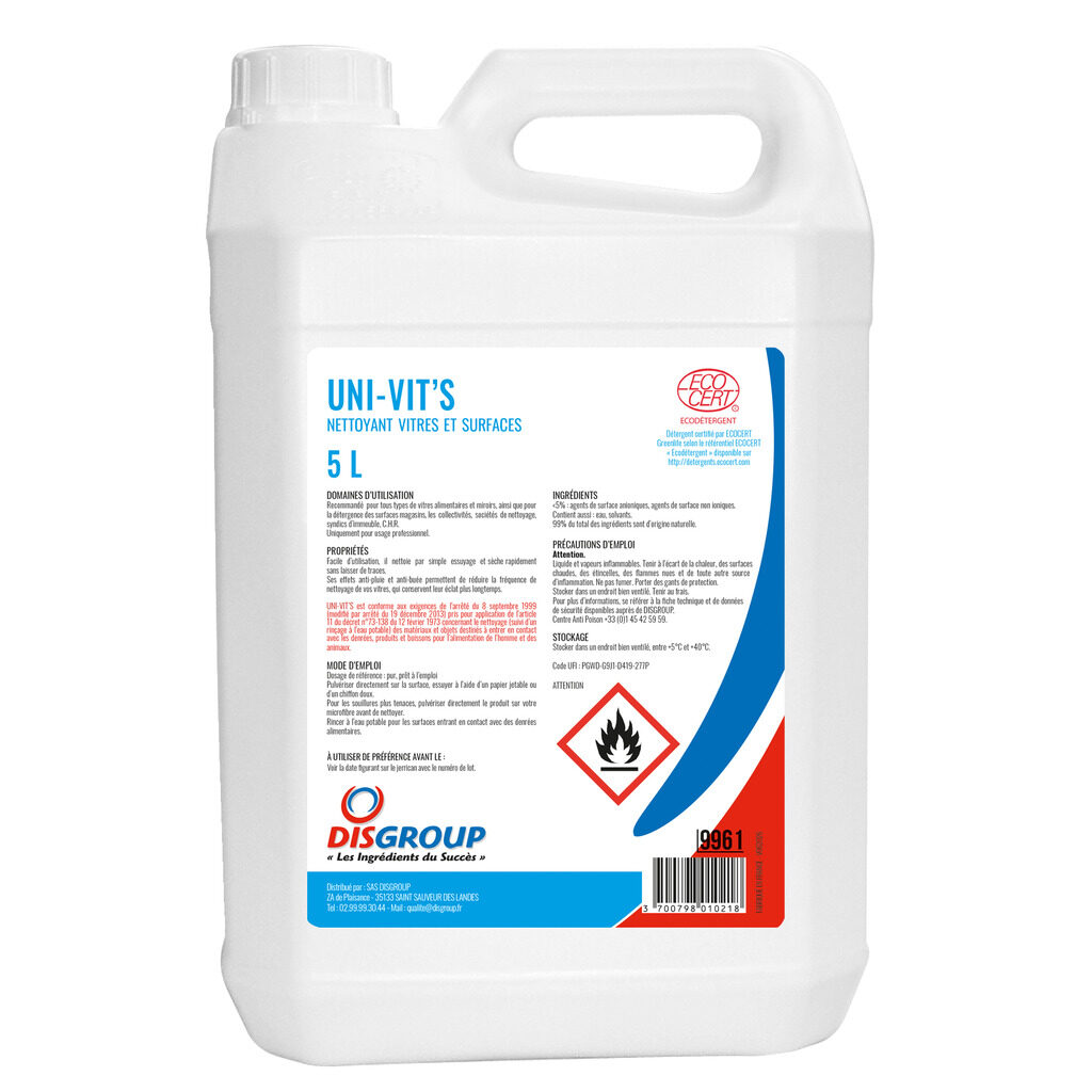 Nettoyant vitres UNI-VIT'S