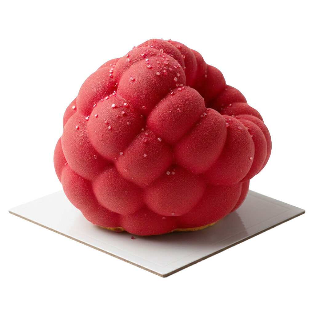 Moule "trompe l'œil" framboise
