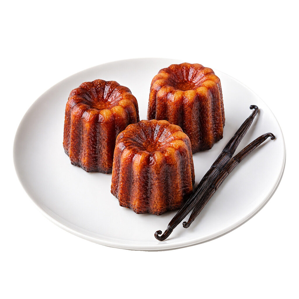 Cannelés de Bordeaux à la vanille