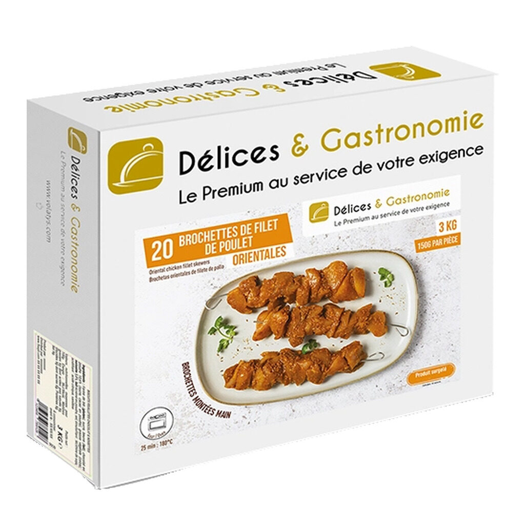 Brochettes de poulet orientale