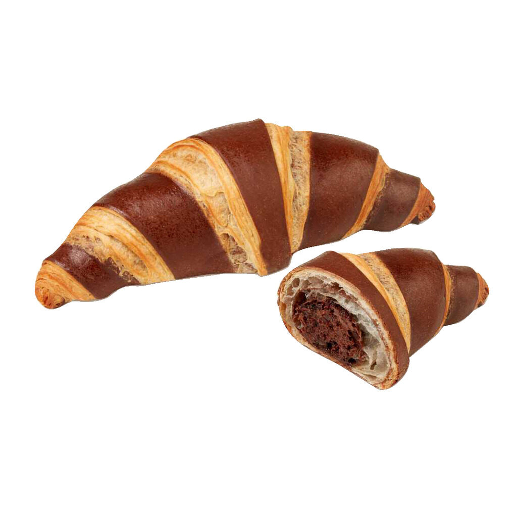 Croissant bicolore cacao