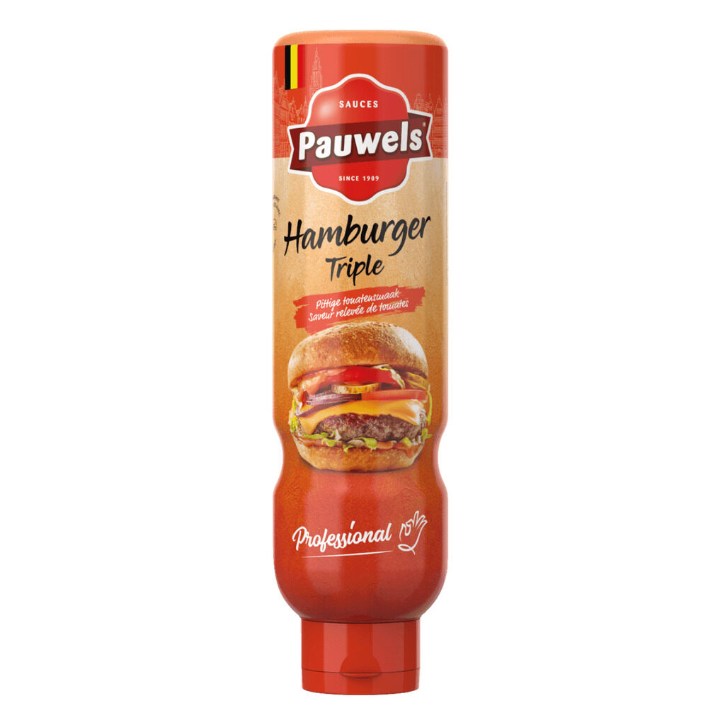 Sauce hamburger triple