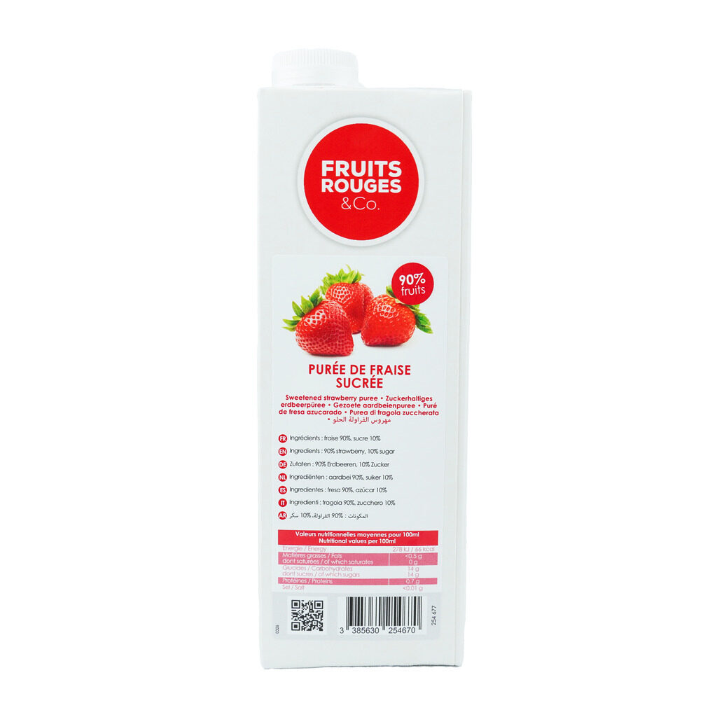 Purée de fraises
