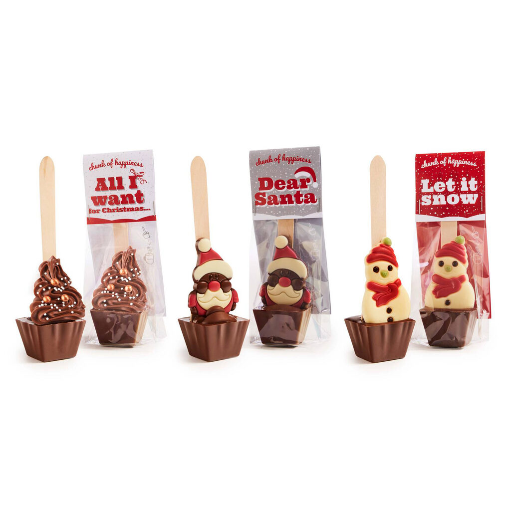 Sucettes de Noël à tremper