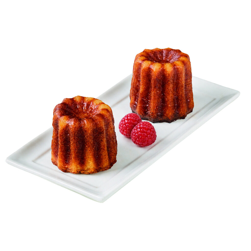Cannelés à la framboise