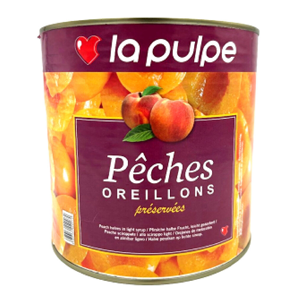Demi-pêches au sirop