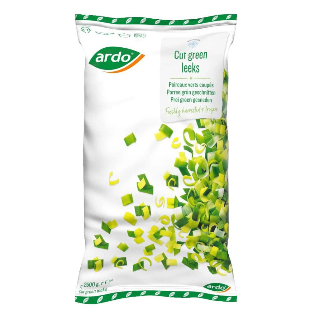 Poireaux blancs/verts coupés