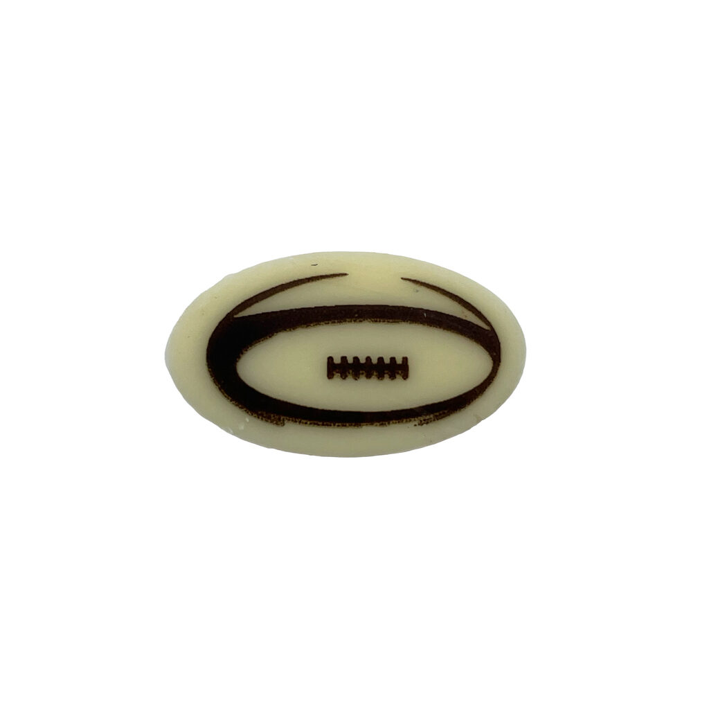 Ballon de rugby chocolat