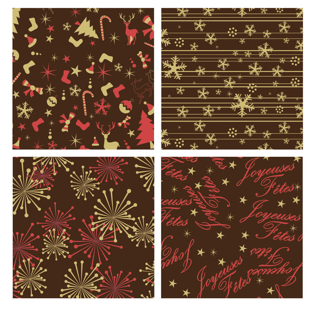 Feuilles transfert "Noël"
