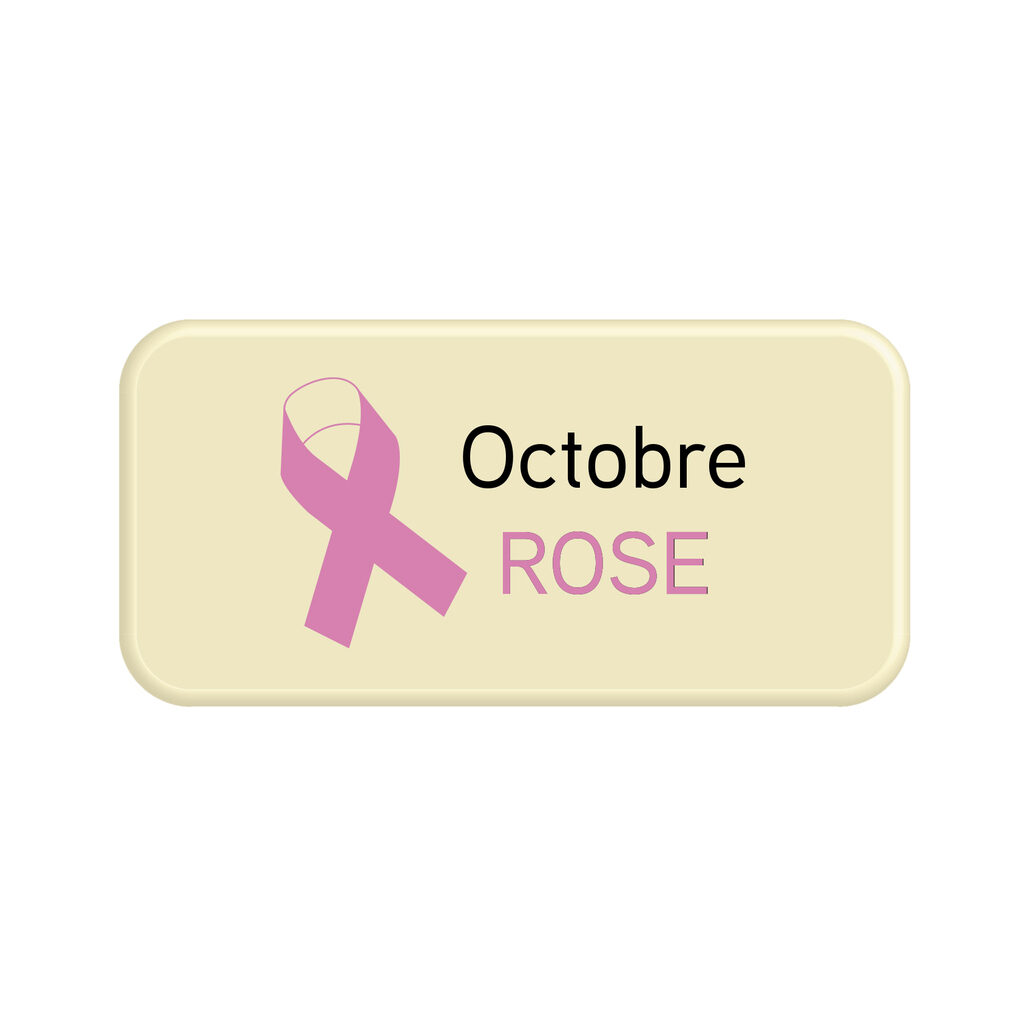 Rectangle "Octobre Rose"