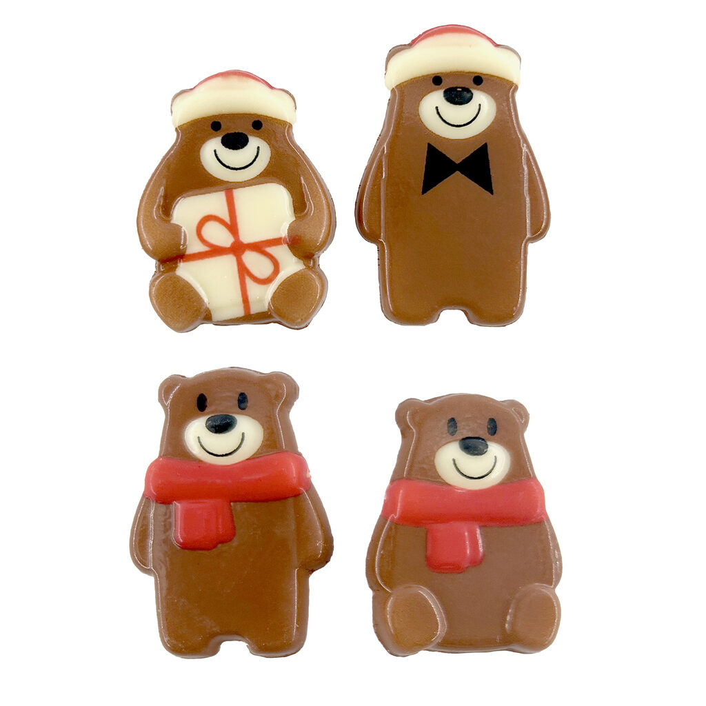 Ours relief marron "Noël"
