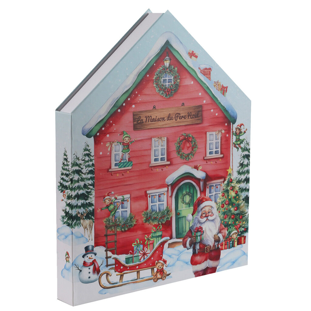 Calendrier de l'avent "Maison du Père Noël"