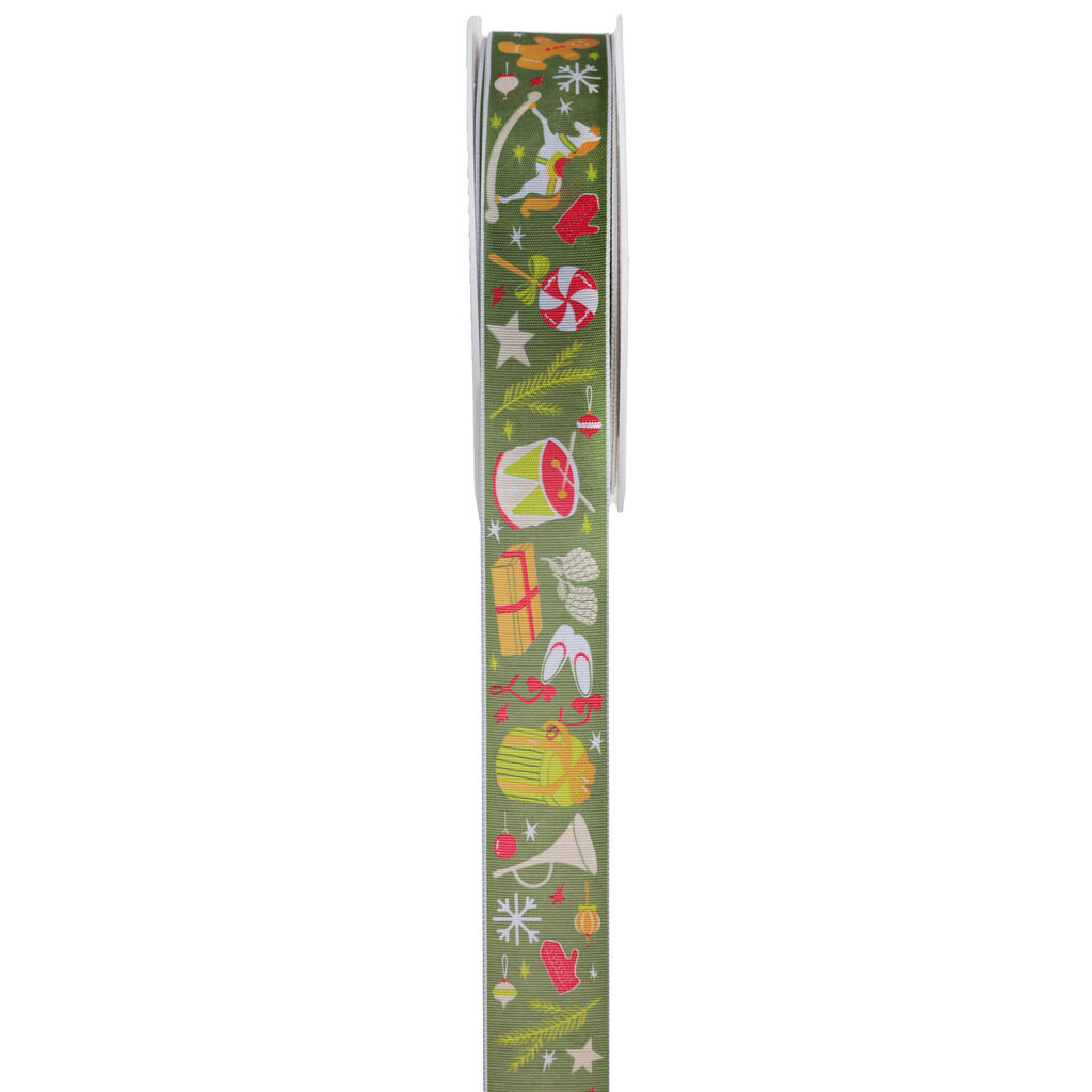 Ruban motif Noël féérique