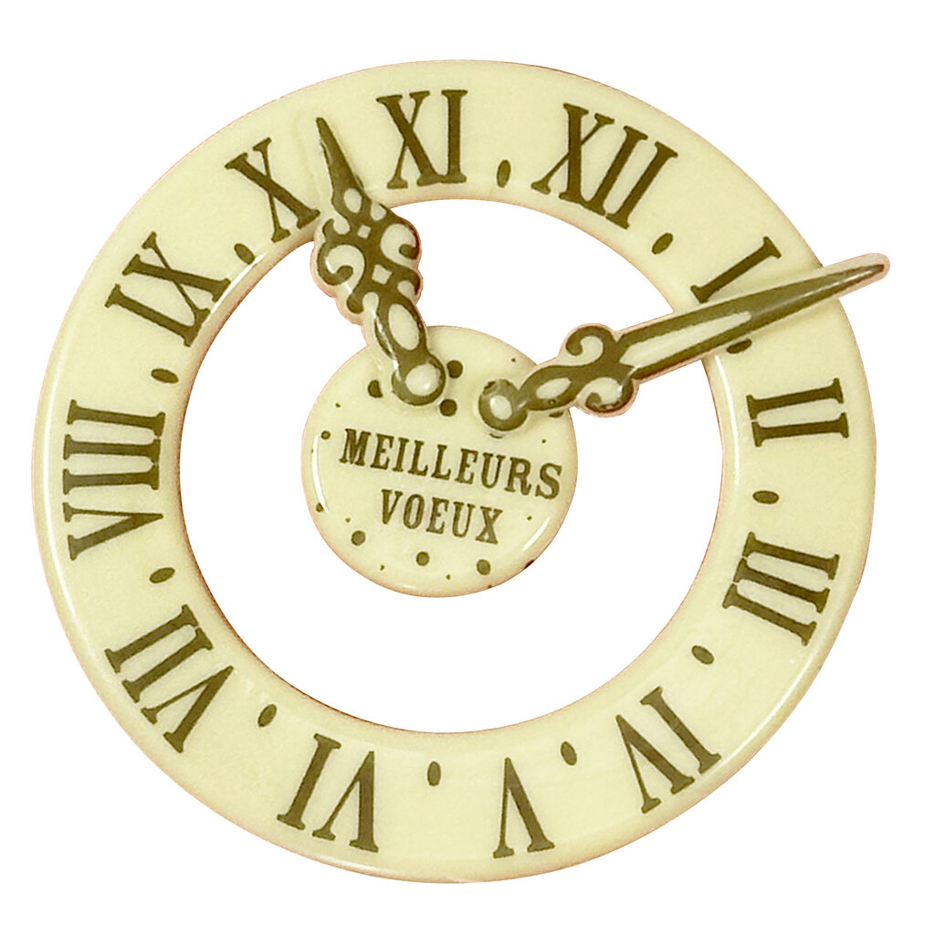 Kit horloge blanc "St Sylvestre"