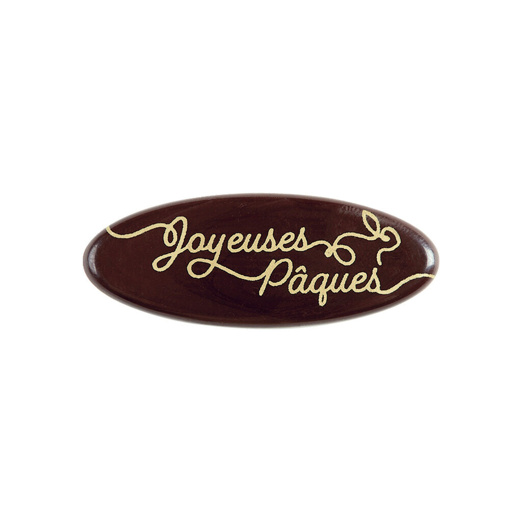 Ovale "Joyeuses Pâques"