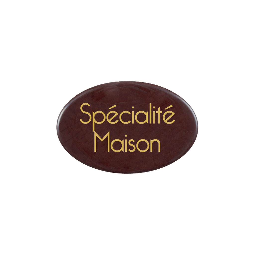 Ovale "Spécialité Maison"