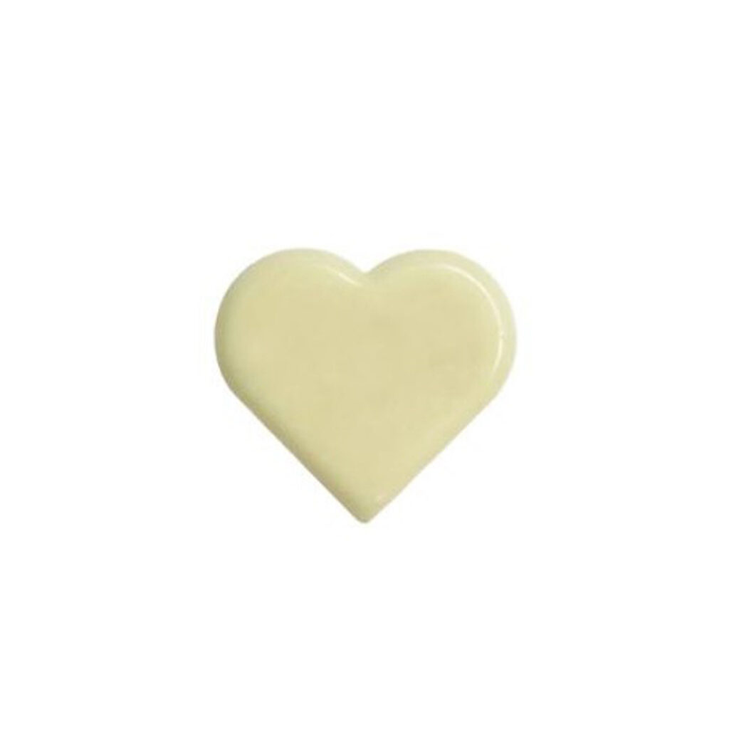 Petit coeur blanc "St Valentin"