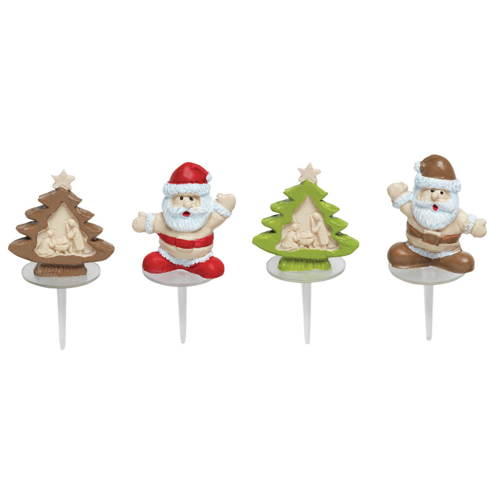 Sujets pères Noël & sapins