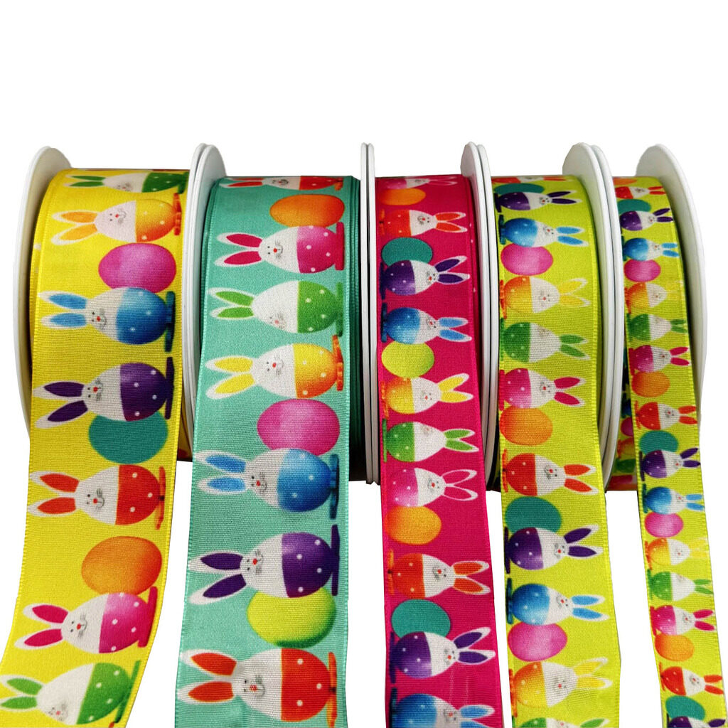 Ruban motif eggs/lapins