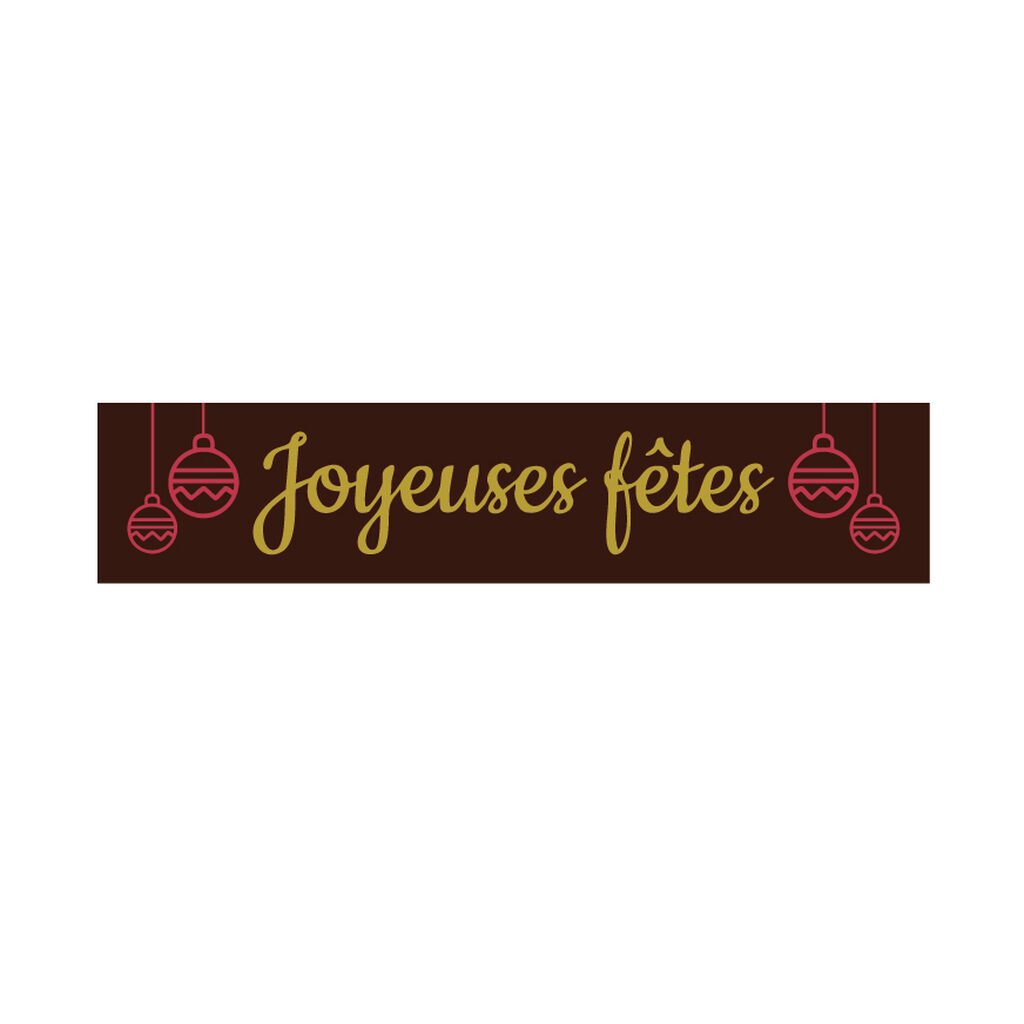 Rectangle "Joyeuses Fêtes"