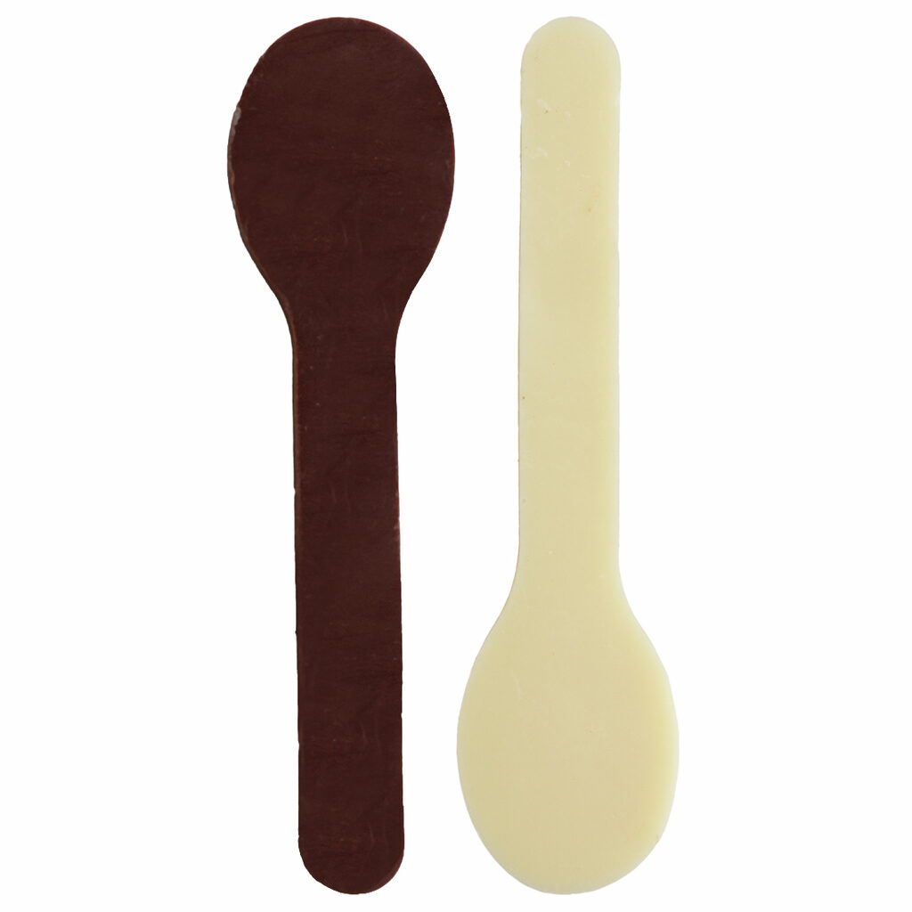 Cuillères en chocolat