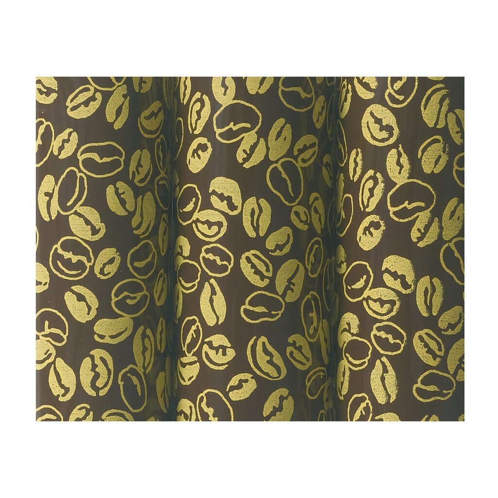 Feuille transfert motif grains de café