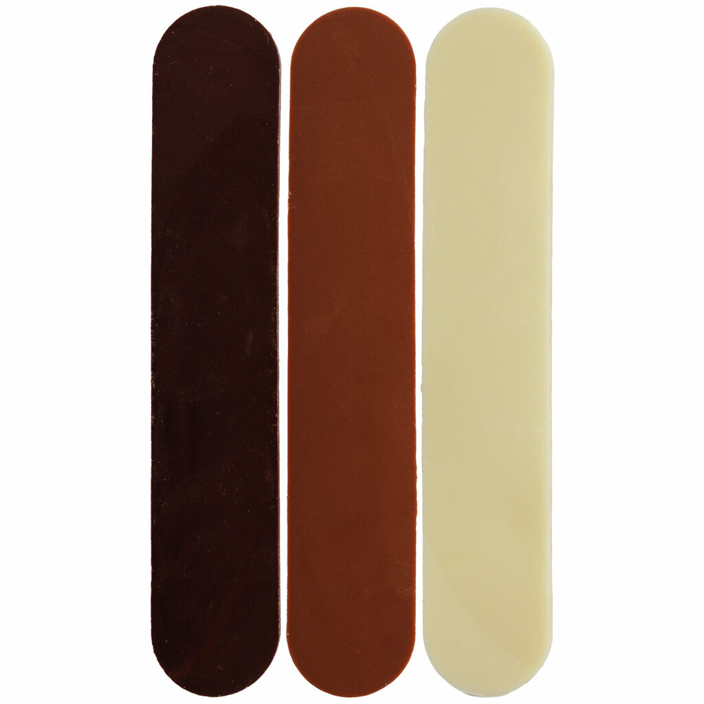 Dessus d'éclairs chocolat