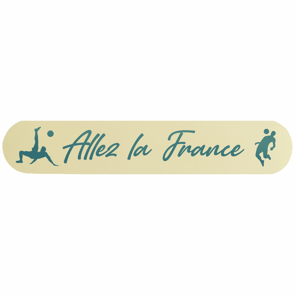 Dessus d'éclairs "Allez la France"