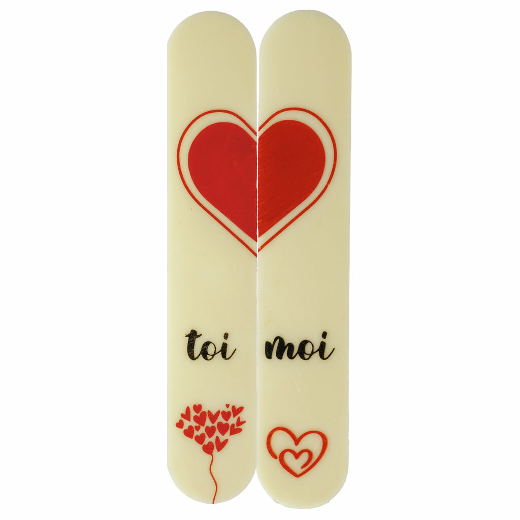 Dessus d'éclairs "St Valentin"