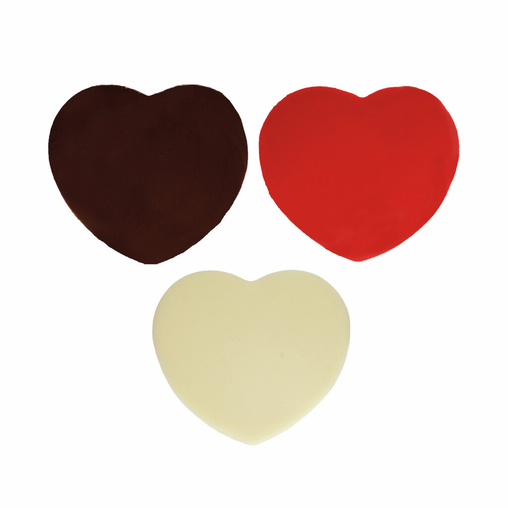 Trio coeurs chocolat