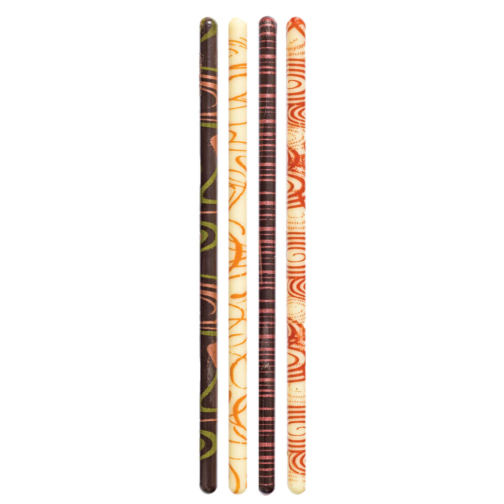 Sticks décorés chocolat