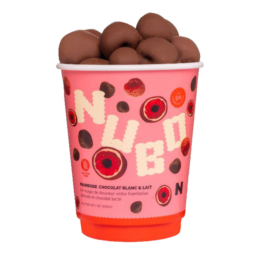 Nubo framboise / chocolat au lait
