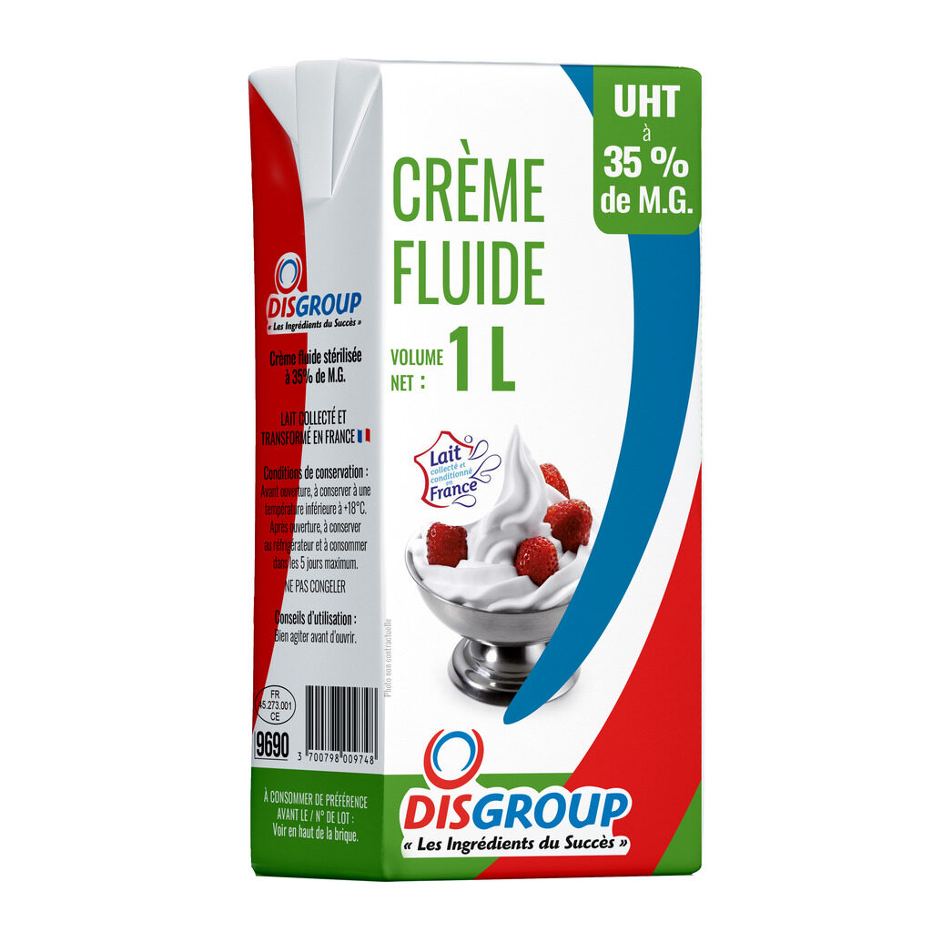 Crème fluide 35% M.G.