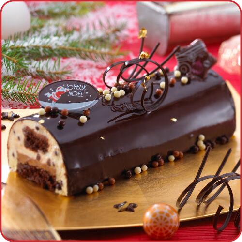La Bûche Crunchy Craquante