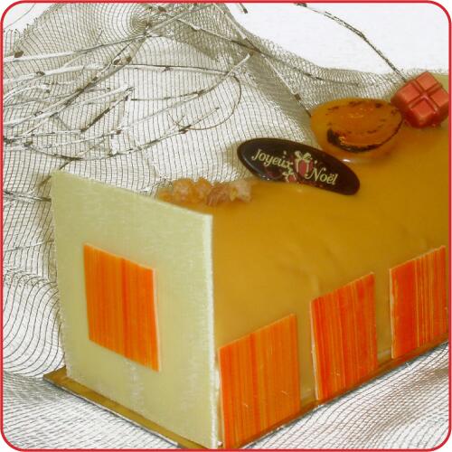 La Bûche Caraméline Cœur d&rsquo;Or