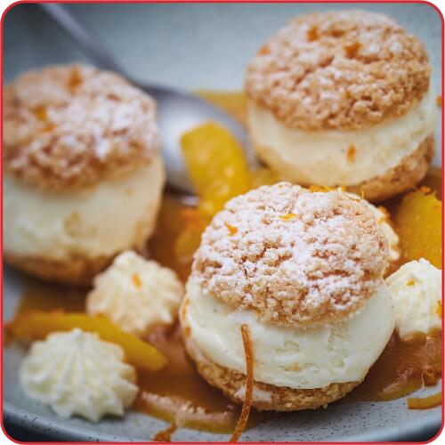 Les Profiteroles Grand Marnier